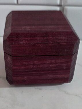 Purple Heart Wooden Keepsake Box